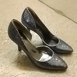 Anne Klein Glitter Heeled Shoes | 8M | EUC!